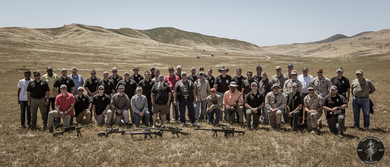 Members of the USMC Scout Sniper Association during Range Day at Range 117 aboard Camp Pendleton, California.