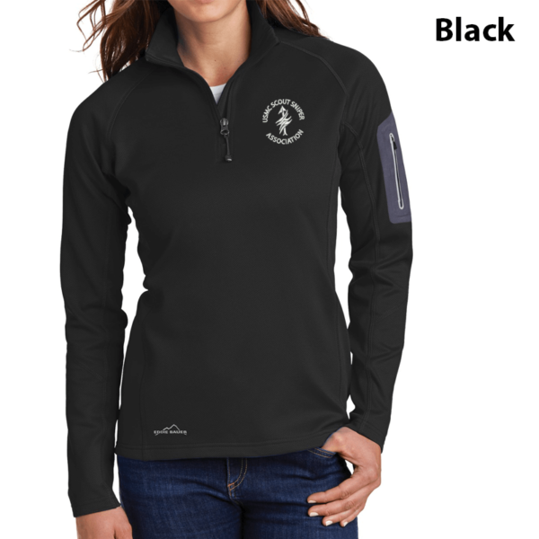 SSA Eddie Bauer® Ladies 1/2-Zip Performance Fleece - Image 2